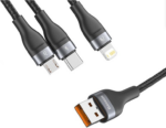 کابل شارژ بیسوس سه سر فست شارژ 1.2 متر ONE-FOR-THREE - Image 3