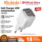 شارژر دیواری مینی 45 وات 2پورت مک دودو مدل MCDODO CH-100 GaN Mini - Image 3